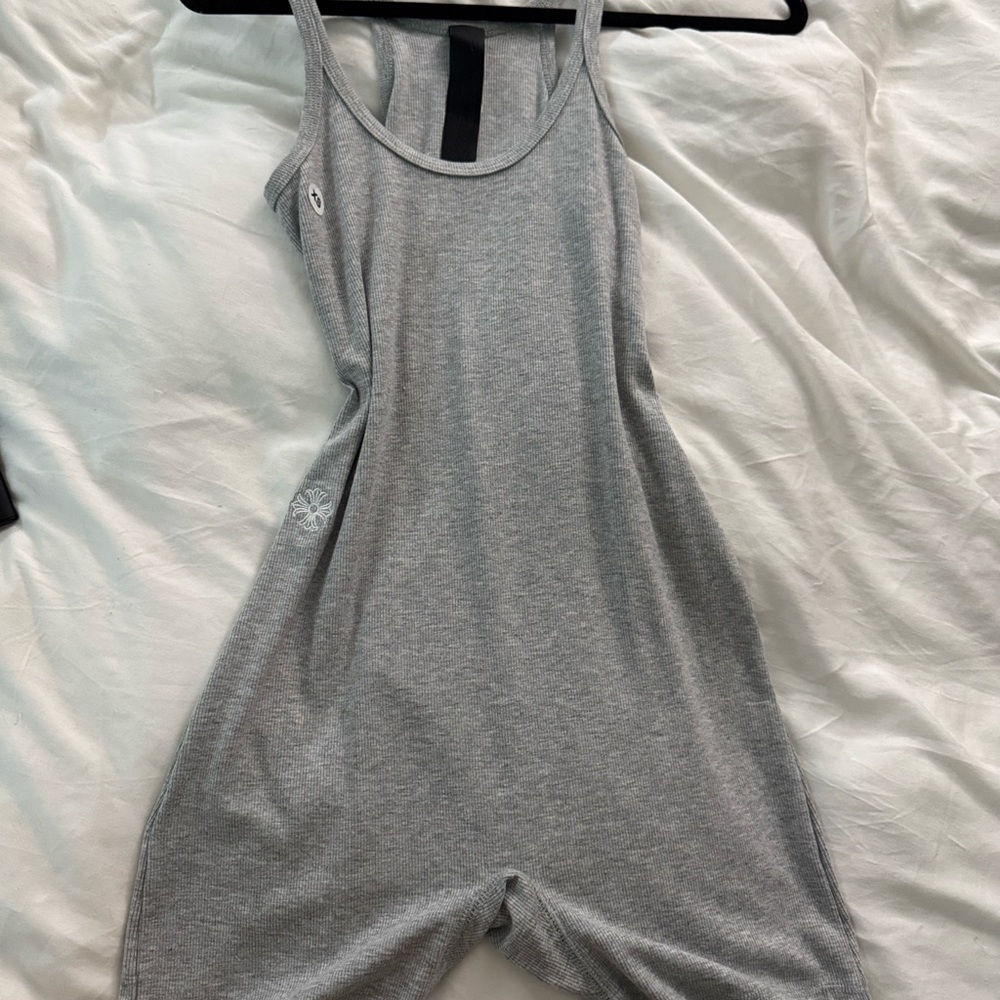 Chrome Hearts Gray Sleeveless Romper